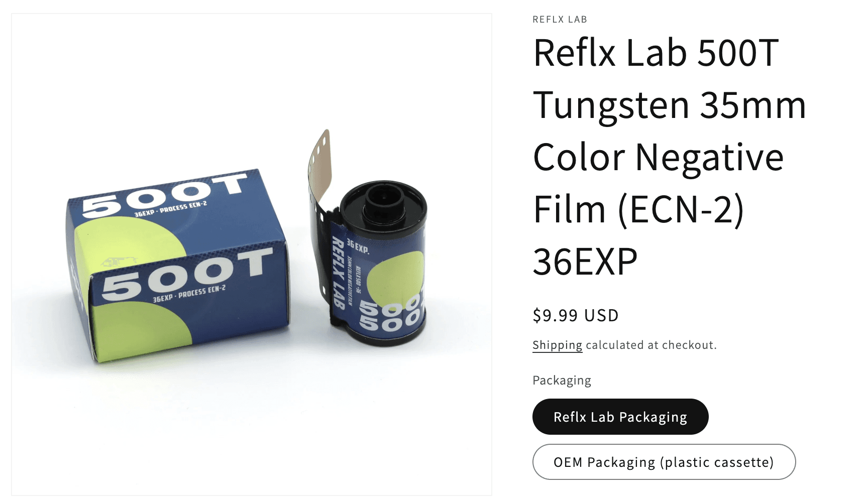 2025 年 1 月現在、Reflex Lab ではリスプールフィルムの販売を継続している